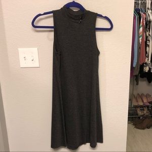 Dark grey cotton dress